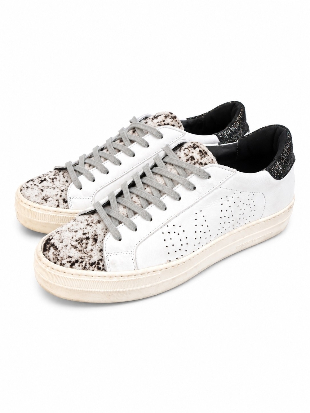 P448 Womens Cow Print Sneakers Size 40